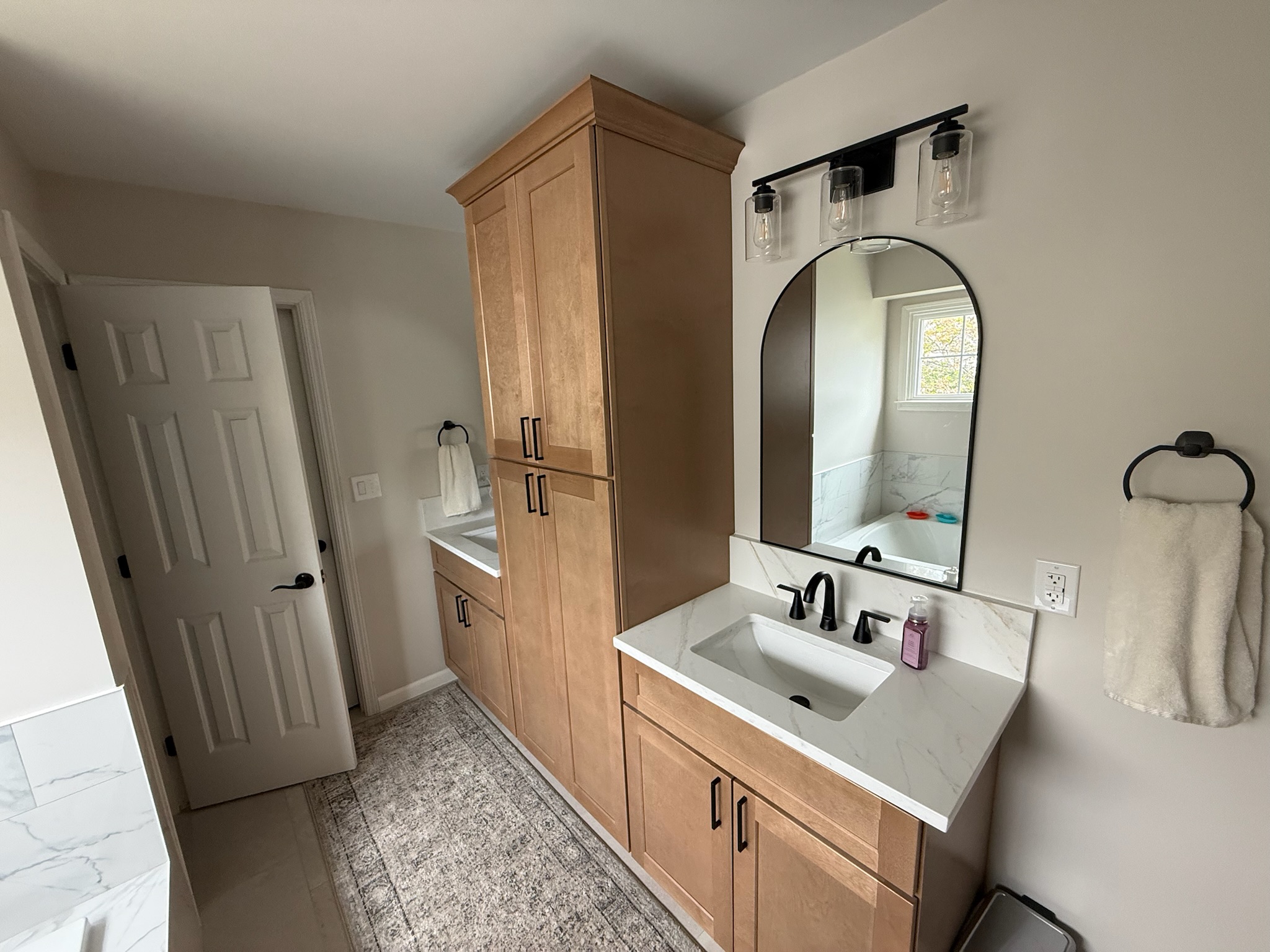 Custom bathroom renovation completed by Upstate Bath Renewal in Simpsonville SC