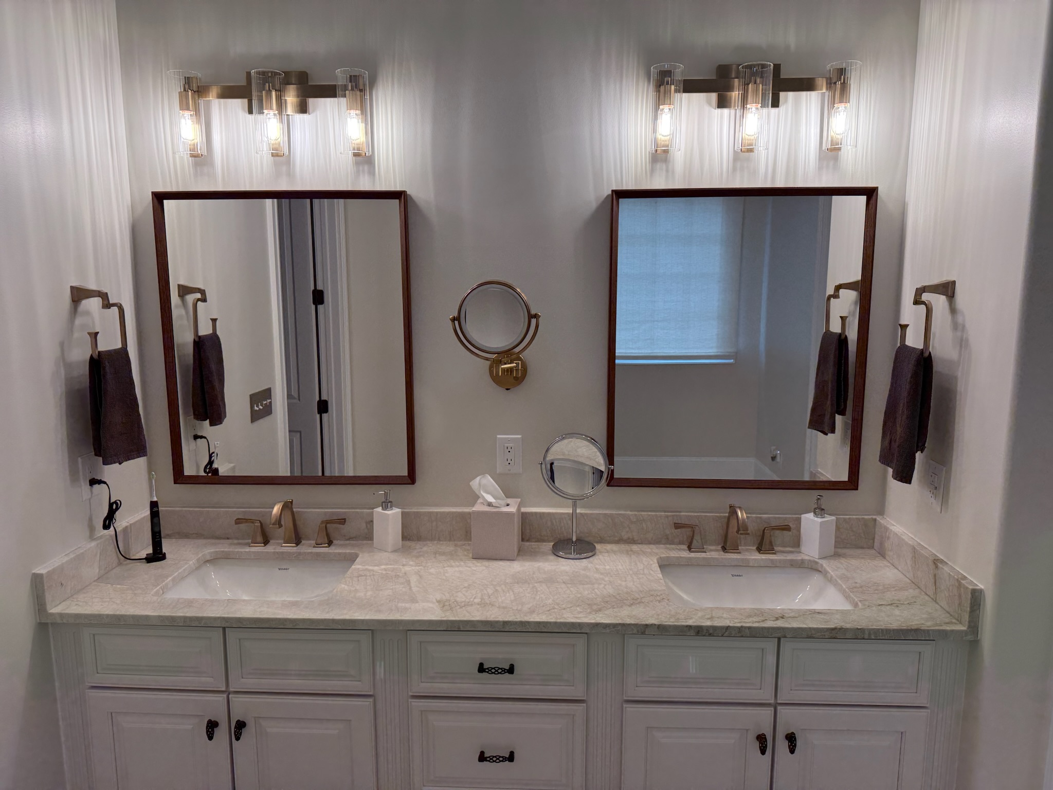 Custom cave-style tile shower in Greer SC by Upstate Bath Renewal